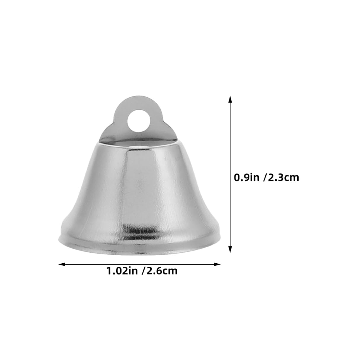 DOITOOL 30Pcs Craft Bells Decorative Jingle Bells for DIY Projects Christmas Tree Ornaments and Home Decor Small Bells for Crafts and Wind Chimes