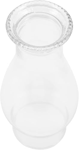 Miniatura 8 de Uonlytech Decoraciones para Salas de Casa Lámpara de cristal Chimenea, lámpara de aceite para chimenea de vidrio retro transparente, pantalla de