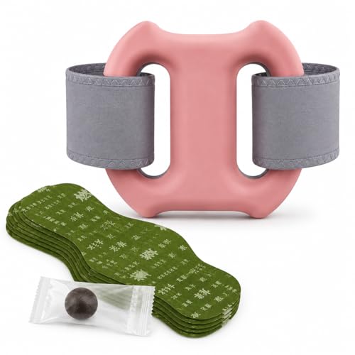 Image of Mini Ring Massager with 1 Free Herbal Balance Patch - 5 Speed Rechargeable Deep Tissue Percussion Body Massager with Plant-Based Belly Patch for Relaxation & Daily Wellness (Mini Ring Massager with 1 Free Herbal Balance Patch)