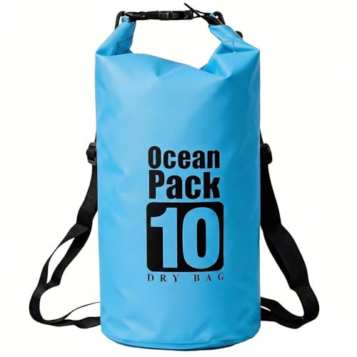 Image of Floating Waterproof Dry Bag for Kayaking Boating Paddle Boarding | 5L /10L /15L /20L /30L Lightweight Small Waterproof Backpack Keeps Gear Dry And Afloat For Hiking Camping Beach With Roll Top