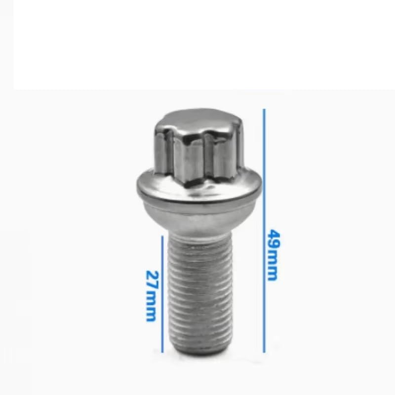 Pernos rueda coche de alta resistencia para cubo de rueda compatible con Benz W212 5