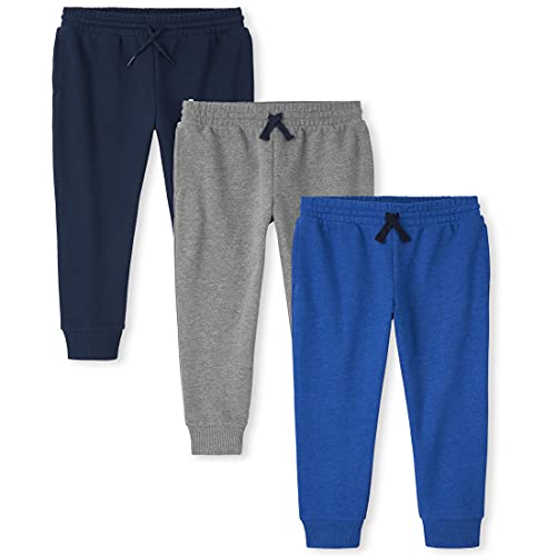 The Children's Place,Active Fleece Jogger Pants 3-Pack,Multi CLR,L (10/12)