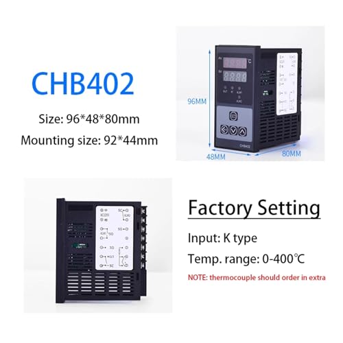Régulateur CHB402 évite la surchauffe avec contrôle PID SSR - 3