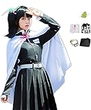 ToouYoor Women Anime Cosplay Costume Kimono Suit Outfit Uniform Halloween Costume(White,XL)