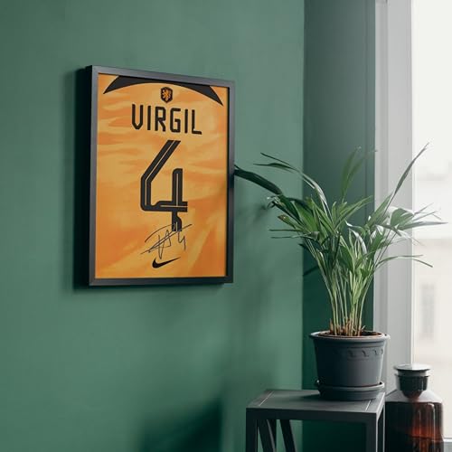 Image of Posternet Football Jersey Inspired Wall Frame | Premium Acrylic Sports Wall Decor for Bedroom, Living Room & Office | Athlete Number Artwork Poster | 8 x 12 Inch Ready to Hang Motivational Sports Decor