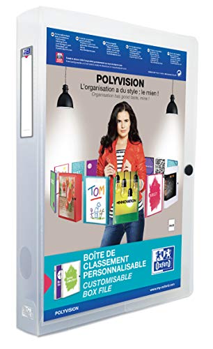 Elba Polyvision Document Box Polypropylene 40mm Capacity 240x320mm Clear Ref M994034-17