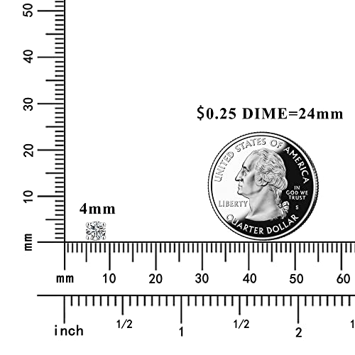 925 Sterling Silver Earrings Stud with Screwback Cubic Zirconia for Women Earring With Screw Backs CZ Hypoallergenic (CZ-White) 6