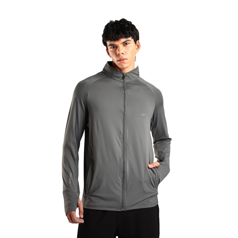 Image of Sunscreen Jacket ICE Pro - UPF 50+ Cooling Jacket for Men & Women | Cool Rush Pro Tech, UV Protection, Breathable, Sweat-Wicking, Anti-Microbial, Lightweight Sun Hoodie for Outdoor Sports & Travel