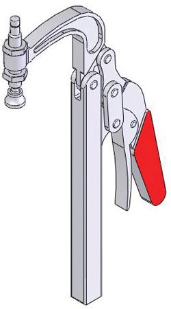 De-Sta-Co Squeeze Action Plier Clamp, w/800 lbs. holding cap., Jaw 86, Handle 60, Steel (1 Each)