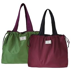 2 Pcs Foldable Shopping Bags