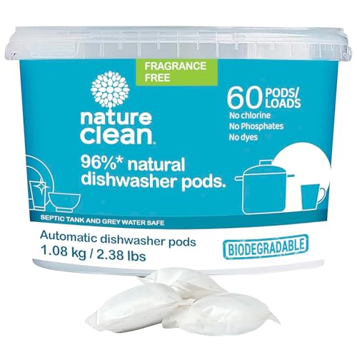 Nature Clean Automatic Dishwasher Packs, 60 Count