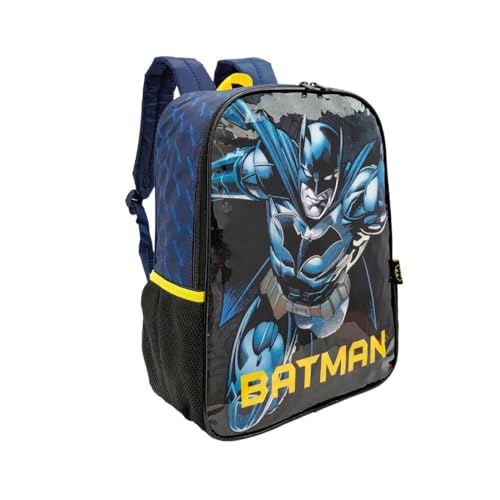 Mochila de Costas Escolar Infantil Creche Passeio Batman Dc Luxcel