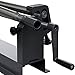 KAKA INDUSTRIAL Slip Roll Machine,24Inch Width 22-Ga. (0.03Inch) Thick Steel Capacity,Manual Sheet Metal Roller with Removable Top Roller, for Conical and Cylindrical Bending in Workshops W01-2422