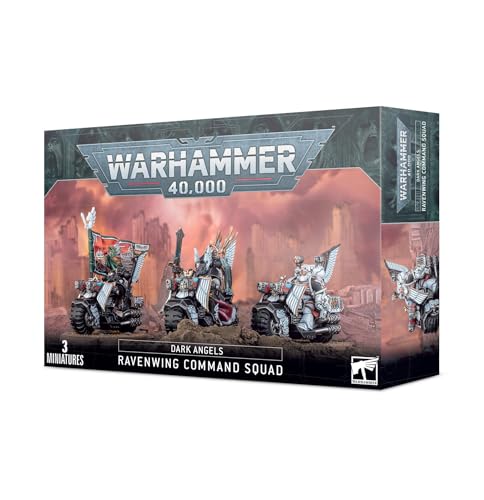 Games Workshop- Miniature Dark Angels Ravenwing Command Squad, 99120101238