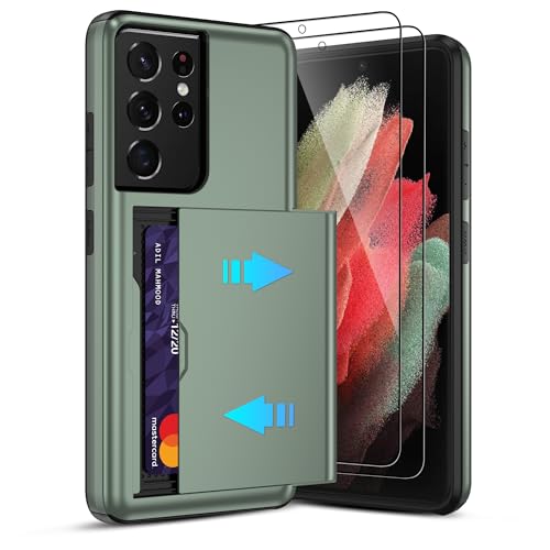 Protection Samsung S21 Ultra coque antichoc étui coulissant avec fentes