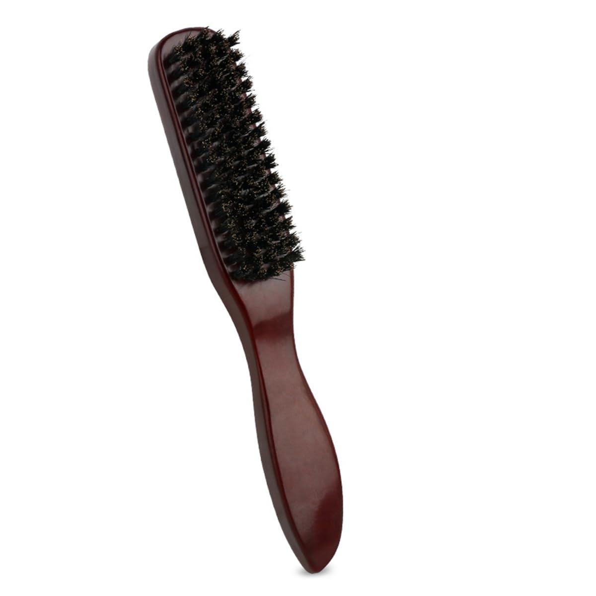 cwdvovy Cepillo Cerdas Jabali, Cepillo Cerdas Naturales Peine Cerdas Jabali Cepillo para Barba Hombre para Cabello Fino y Textura Mejorada del Cabello