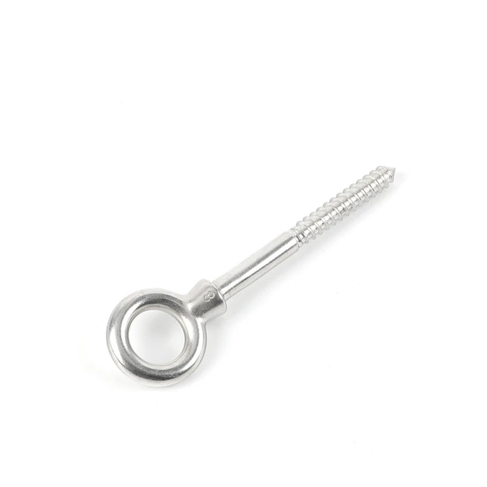 6/10 pz M6 Viti a Forma di Occhio Gancio Rotondo In Acciaio Inox 316 Anello Estremità in Legno Occhiello Ganci Autofilettanti Hardware accessori(16 pcs)