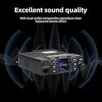 Retevis RT95 Amateurfunk Dualband, Mobil Amateurfunkgerät für Pkw und LKW – Ansicht 9