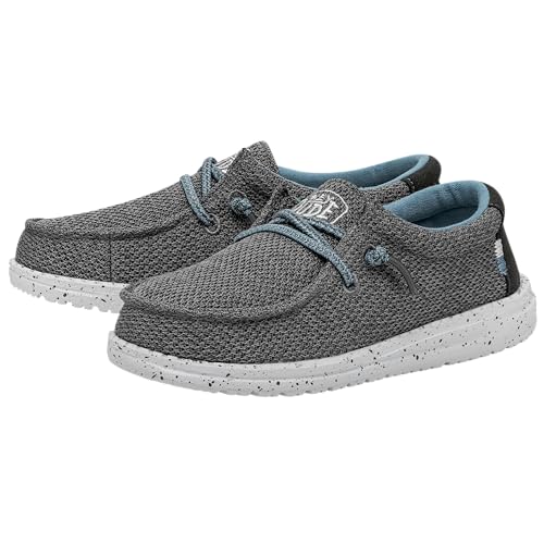 Image of HEYDUDE Boy's Wally Youth Multiple Colors | Boy's Shoes | Boy's Lace Up Loafers | Comfortable & Light-Weight