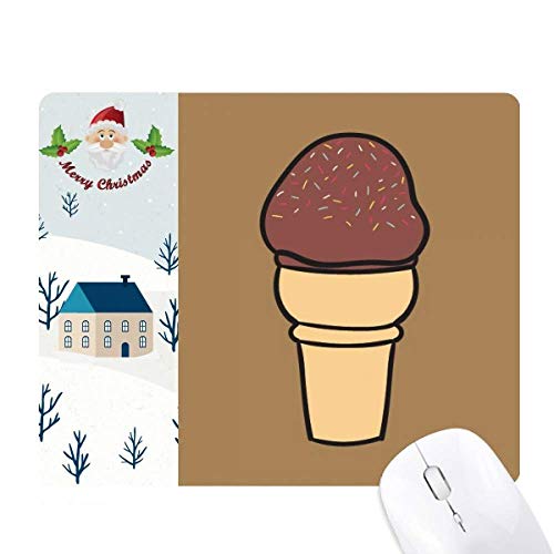 Tapis de souris avoine douce style chocolat pour bureau maison