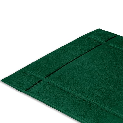 Ample Decor 100% Cotton Bath Mat 24x17 Inches, 1350 GSM Thick Plush, Soft Absorbent, Oeko-Tex Certified, Durable Construction– Green by Ample Decor - Image 6