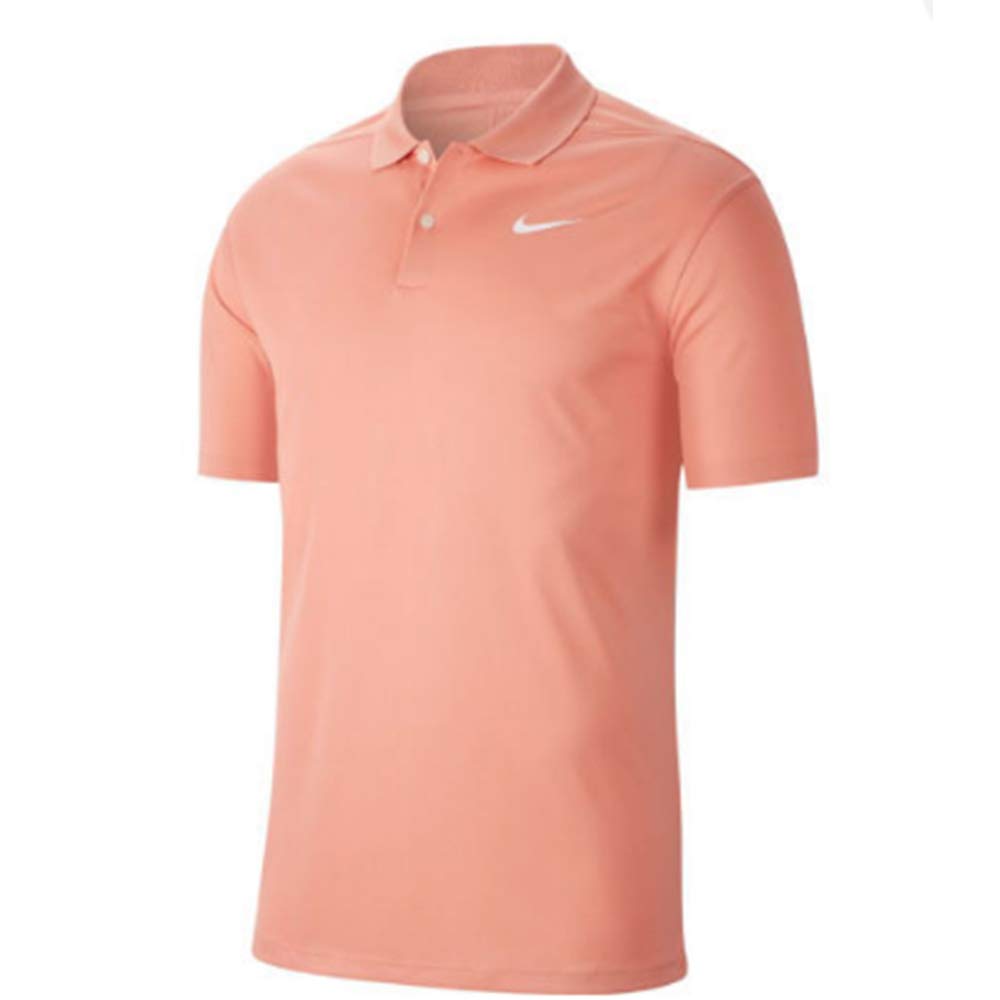 Nike Men's Nike Dri-fit Victory Polo, Pink Quartz/White, Small