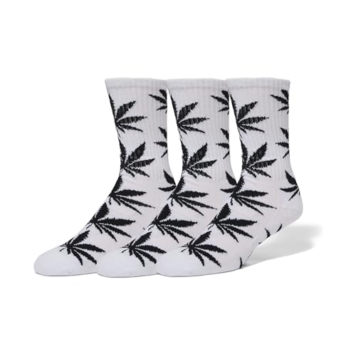 HUF Set 3 Pack Plantlife Socks - Marijuana Leaf Print