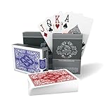 Bullets Playing Cards, Two Decks of Poker Cards, Waterproof Plastic Playing Cards, Easy to Read & Great Feel, Jumbo Index & Two Pips, for Texas Holdem Poker