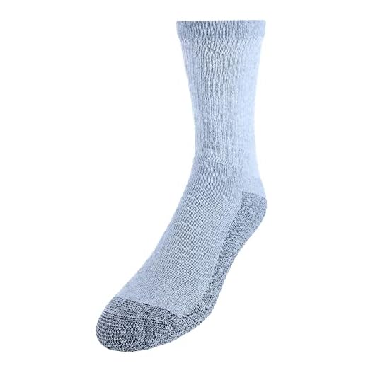 Fruit of the Loom Men's 10 Pack Everyday Work Crew Socks, Grey, Shoe Size: 6-12 (Sock Size: 10-13)