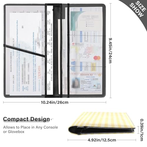 Organizador de Carro Slim de Cuero miniatura 3