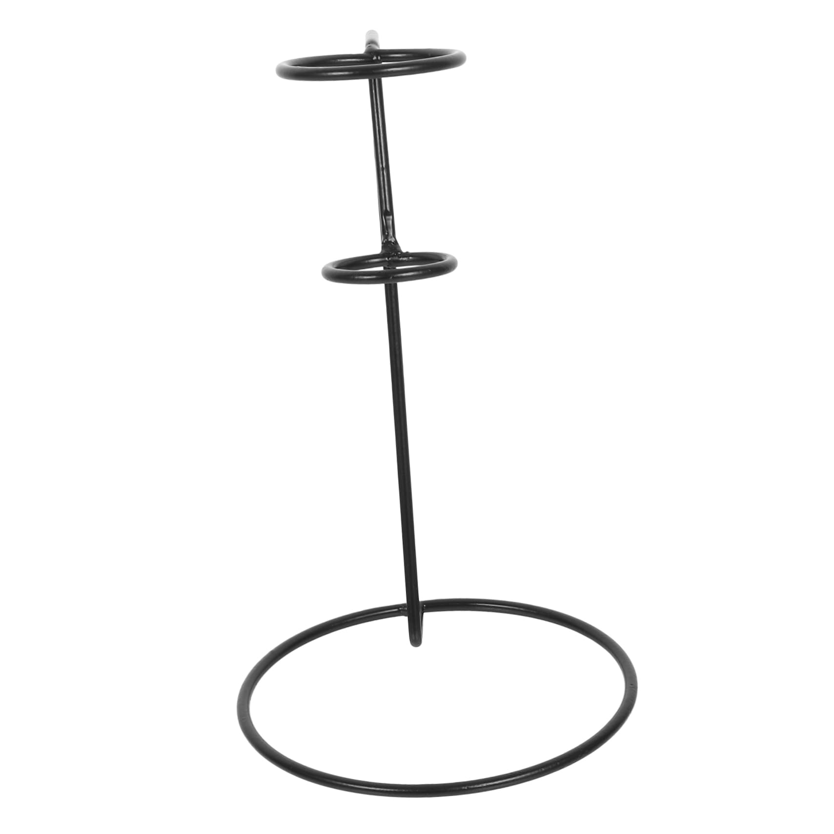 MUCKLILY Ice Cream Stand Cupcake Cone Holder Ice Cream Cone Display Tableware Dessert Display Stand French Fry Display Stand Cream Cone Stand Alcohol Heater Snacks Cone Holder Iron Black