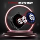 Pyle 2-Way 180W Universal Car Stereo Speakers, 4” /10.16cm Coaxial Loud Pro Audio Car Speaker, Universal OEM, Quick Replacement Component Speaker, Vehicle Door/Side Panel Mount Compatible, (Pair) - Image 4