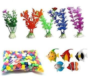 Kapoor pets Laterite Unplanted Substrate (Multicolor, 1.2 kg) Aquarium Decoration Kit Colorful Tank Bowl Decor (5 Plants+ 5 Fishes +1 kg Stone) (B097732X6F) Amazon Price History, Amazon Price Tracker