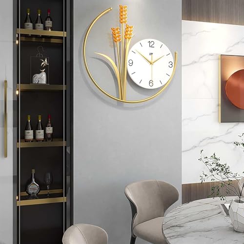 Horloge murale design grain de blé pour cuisine et bureau - 4