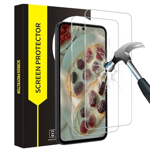 Cable Leader 2 Stück Schutzfolie für Panzerglas für Samsung Galaxy A54/S23 FE 5G Displayfolie, 9H Härte, 2,5D Runde Kant...