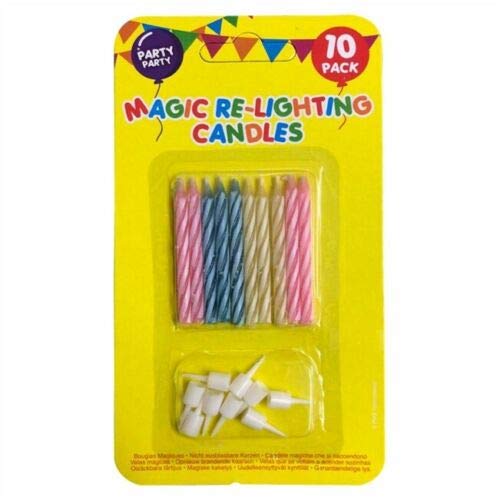 Pms Assorted Colors Magic Relighting Candles
