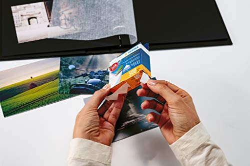 HERMA 1383 Fotoecken, 500 Stück, selbstklebend transparente Fotokleber Ecken für Fotoalbum, Scrapbook, Hochzeit, Fotobuch, Klebepads für Fotos in Spenderbox