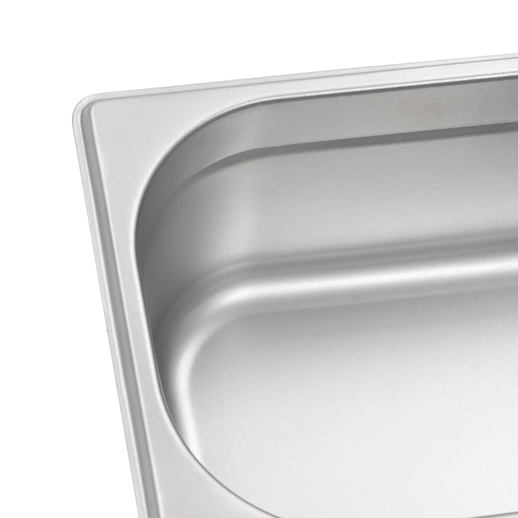 Accesorios para electrodomésticos de cocina Gastronorm contenedores 8 piezas GN 1/4 100 mm acero inoxidable hogar y jardín