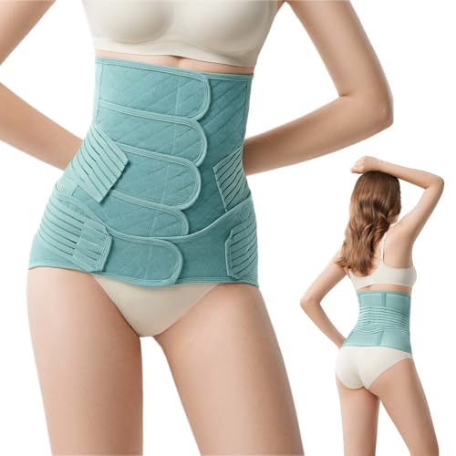 Postpartum Belly Band Wrap - Recovery Support, Adjustable...