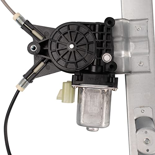 Image of TRQ Rear Right Power Window Regulator & Motor Assembly Passenger Side Compatible with 2004-2008 Pontiac Grand Prix