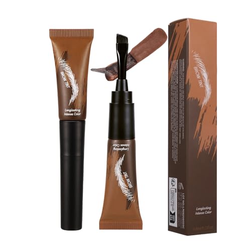 Brow Pigment - Instant Color Stain Semi Permanent Makeup Solution Transfer Resistant Smooth Texture Easy Blending Cosmetic Essential, Bold Shaping Booster | Professional Salon Grooming Practice Men Un