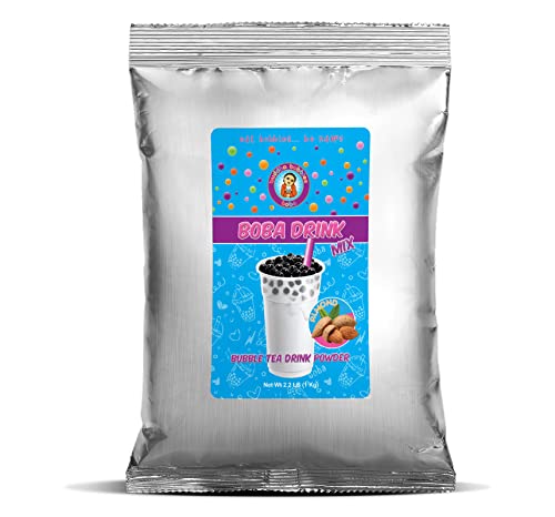Premium ALMOND Boba/Bubble Tea Drink Mix Powder By Buddha Bubbles