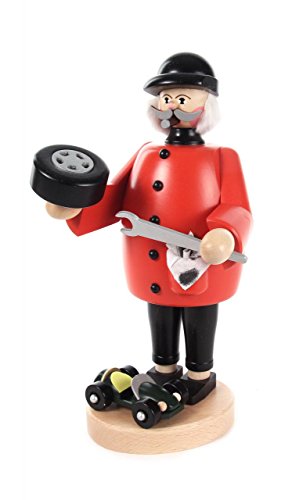 Räuchermännchen mécanicien de 21 cm le cadeau idéal pour passionné d'automobile - 2