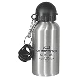 My Custom Style Borraccia#Scuola - Mi giustifico# in Alluminio 500ml