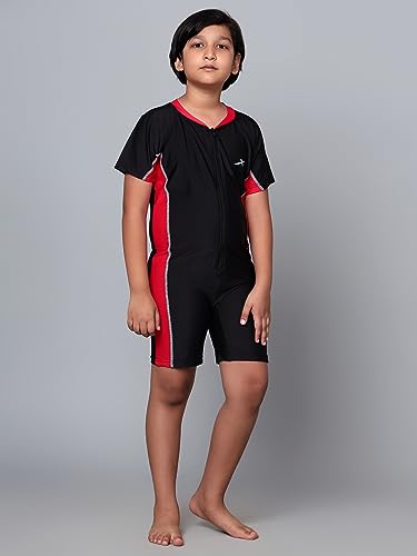 Image of VECTOR X Zaggar Swimming /Cycling Suit Self Design Boys & Girls Swim-Dress Swimsuit