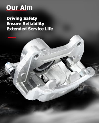 Image of cciyu 18B5271 Front Right Brake Caliper With Bracket For Buick For Allure /For Cascada /For LaCrosse /For Regal,For Chevy For Equinox /For Impala /For Malibu,For GMC For Terrain