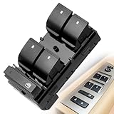 Master Window Switch Fits Silverado & Sierra 1500 2500HD 3500HD - Driver Side, Compatible with 07-13 Chevy Silverado Traverse HHR, GMC Sierra Yukon, Power Control - Replaces# 20945129, 25789692