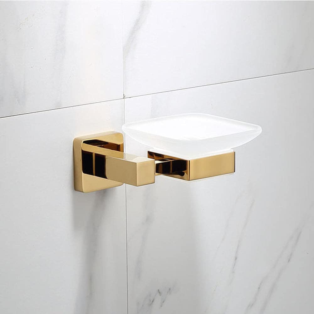Accessoires de salle de bain en laiton doré chic et durable