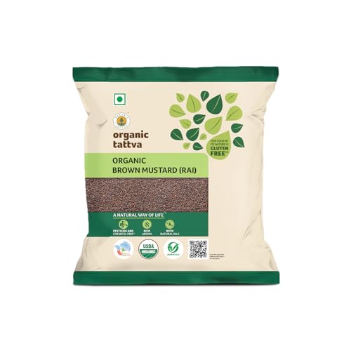 Image of Organic Tattva Spices - Brown Mustard, 200g(100g x Pack of 2)