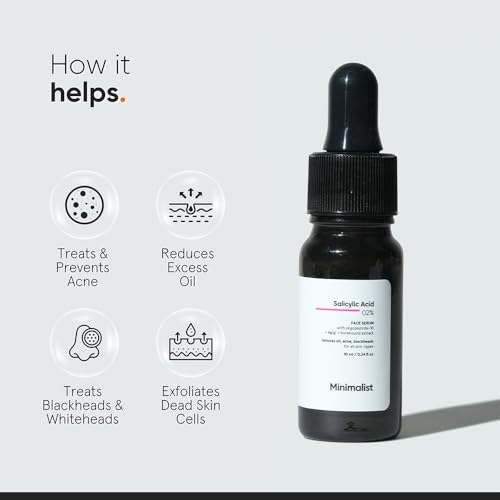 Image of Minimalist B5 Moisturizer 50g + Salicylic Acid 2% Serum 10ml | Hydration & Oil Control Skincare Duo for Acne, Blackhead Reduction & Clear, Balanced Skin